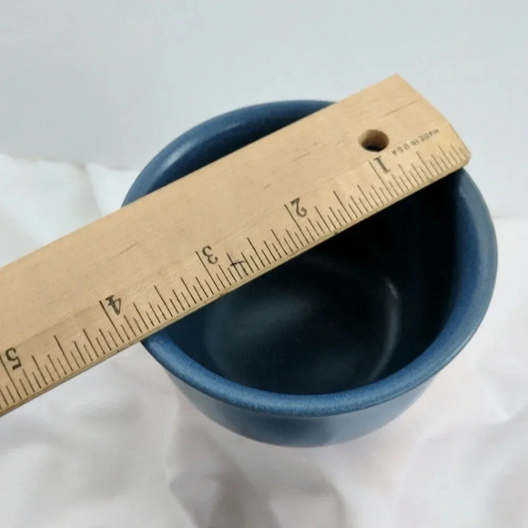 Dansk Mesa Blue Lot 4 cups and saucers Pottery Made in Japan - Picture 5 of 6